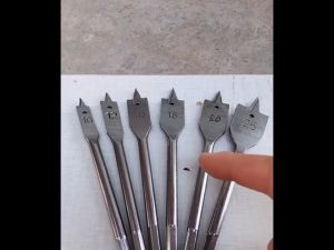 Superior quality 6pcs Flat Spade Drill Bits Set Metal Bit Kit Hex Shank Woodworking Tool Accessories