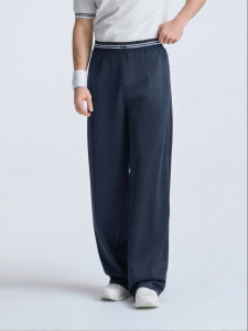 BODYDREAM | Mens Summer Casual Straight Cut Athletic Pants Adjustable Waist