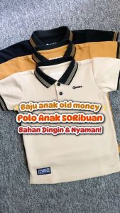 Baju Kaos Polo Anak Laki-laki 1-10 Tahun Premium Cotton CVC 24S Kaos Anak Polo - Gembo Kids