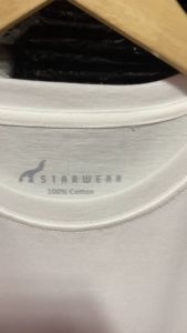 Starwear T-shirt - Kaos Polos Lengan Pendek 100% katun lembut