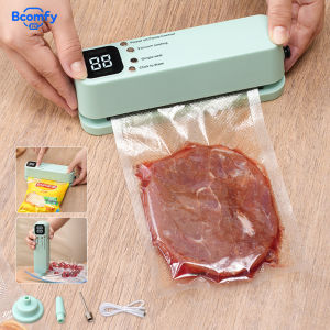 Mini Vacuum Sealer Wireless Portable Vacuum Sealer USB Rechargeable Handheld Food Fresh Package Storage Vacuum Sealing Machine