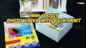 Yasen 230GSM High Glossy Photo Paper | Waterproof Inkjet Paper A4/3R/4R/5R 20 Sheets for Vivid Photo Printing