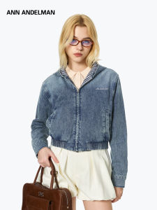 ANN ANDELMAN | Water Washed Old Look Double Side Wear Hooded Denim Jacket