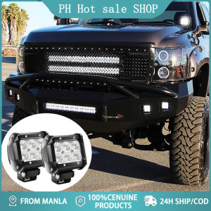 1 Pair 12v Whole Aluminum 18w Led Light 4 Inch Working Lighting For Driving Offroad  Car