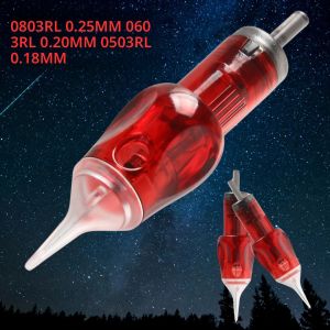 Maxtato ตลับเข็มสัก20ชิ้น0.18มม./0.20มม./0.25มม. SMP scalออกงานสัก3RL รอบซับอุปกรณ์เครื่องสัก