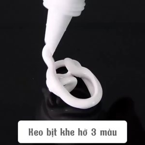 Keo silicon thế hệ mới keo miết mạch roan nền chống thấm hàng nội địa Trung hiệu quả-Tuýp 120ml