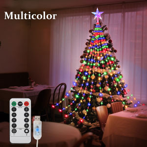 USB Powered LED Christmas Lights Fairy String Lights with 8 Modes for Tree Home Garden Party Decoration