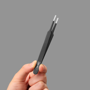 deli | Anti-static Precision Repair Thin Tip Stainless Steel Tweezers
