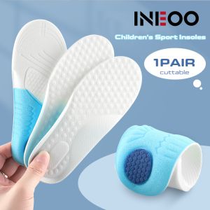 INEOO 1Pair Kids Sports Insoles Memory Foam Sports Running Insole Children Plantar Fasciitis Arch Support Orthotic Comfort Shoe Sole