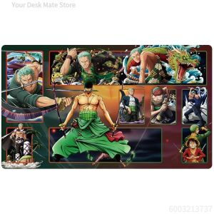Bandai | One Piece OPCG Playmat Luffy Zoro Nico Robin Design Anime TCG Table Mat for Card Games Battle Protection Holiday Gift