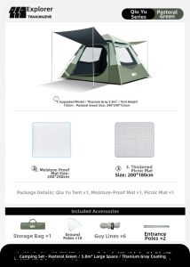 TanXianZhe | Auto Opening Portable Waterproof Camping Tent