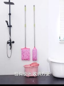 Malaysia Stock Easy mop SUPER ABSORBENT MOP PVA Head magic eazy PVA mopspare partsstainless steel pole/handle Pink Mop Purple Mop Green Mop Flat Mop Head