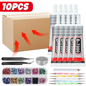10pcsB7000 jewelry bead adhesive used for jewelry production crystal multi-purpose super adhesive used for rhinestone crafts