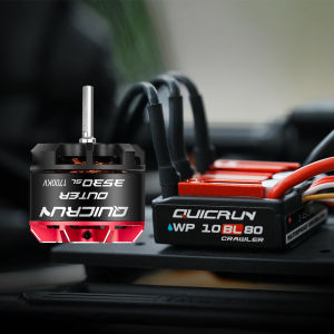 Hobbywing Quicrun WP 10BL80 2-4S 80A ESC Chống Nước Dành Cho Xe RC Tỷ Lệ 1/10 Với Động Cơ 3530SL 1700KV/2200KV Bộ Nâng Cấp Kim Loại