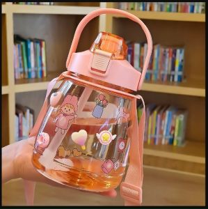 Ready Stock- 1100ML (FREE WATERPROOF STICKER) Kawaii Cute Water KIDS CHILD Bottle Large Capacity Water Bottle ✅✅✅✅✅✅**** PRINTING CUSTOM LOGO AVAILABLE *****✅✅✅✅✅✅
