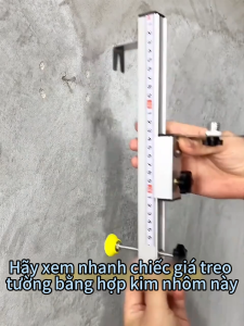 Giá Treo Máy Laser Có Thước Đo – Gắn Tường Đa Năng Đo Trần Thạch Cao Chính Xác Dễ Lắp Đặt