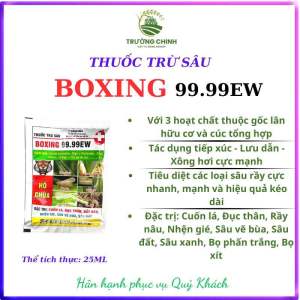 Thuốc Trừ Sâu BOXING 99.99EW (25ml)_Cuốn Lá Đục Thân Rầy Nâu Nhện Gié Sâu Xanh Bọ Trĩ Sâu Keo Sâu Vẽ Bùa Sâu Đất Bọ Xít Rầy Xanh Phấn Trắng
