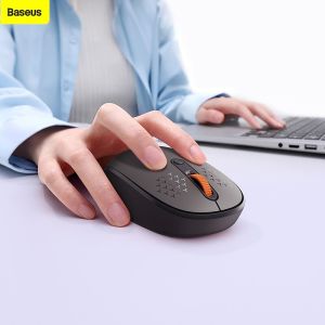 Baseus Tablet Computer Bluetooth Wireless Mouse Charging Luminous 2.4G USB Wireless Mouse Portable Mouse