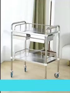 เริ่มต้นสั่งที่ไทย! รถเข็นสแตนเลส รถเข็นโรงพยาบาล รถเข็นเครื่องมือแพทย์ รถพยาบาล รถเข็น รถเข็นคลินิก รถเข็นร้านเสริมสวย รถเข็นผ่าตัด รถเข็นอุปกรณ์ วัสดุสแตนเลสคุณภาพสูงทนทานและทนทาน ลูกล้อยู่ในการเคลื่อนย้ายที่ง่ายดาย