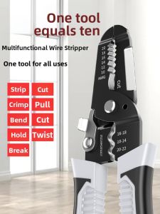 MUDUOXIN | Wire Stripping Pliers Multi-Function Pliers Wire Stripper Cable Cutter Wire Crimper