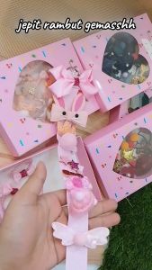 Jepit Rambut Pita Aksesoris Anak 1 Set 18 Pcs Hadiah Ulang Tahun