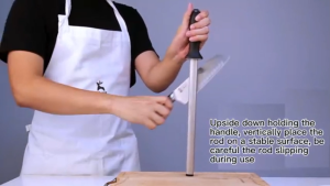 44cm Diamond Sharpening Steel Professional Extra Fine Knife Sharpener for all knives and Scissors