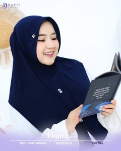 HAURA Daffi Hijab Chat Untuk Warna Ready Terbaru Kancing Jilbab Instan Premium Bergo