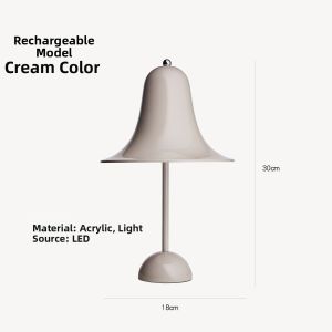 SHEJISHIBULUO | USB Charging LED Desk Lamp Bell Design