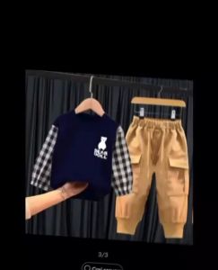 SETELAN ANAK TERMURAH SETELAN SWEATER ANAK LAKI LAKI DAN PEREMPUAN SETELAN CARGO ANAK USIA 1-5 TAHUN SETELAN SWEATER TERBARU MODEL CARGO SET BEARDOLL CARGO SETELAN SWEATER ANAK TERLARIS