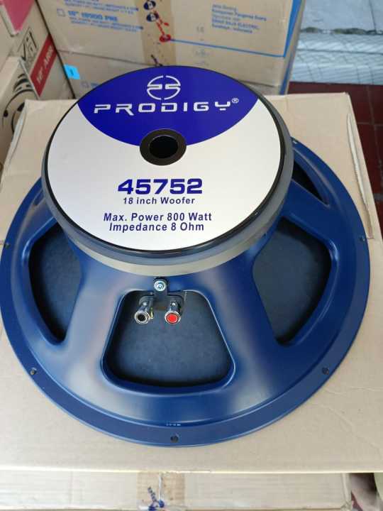 Speaker 18 inch PRODIGY 45752 original 800watt Subwoofer 800 Watt