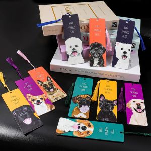 Cute Dog Bookmarks Kids & Adult Reading Accessories Library Classroom & Personal Books Gift Idea for Dog Enthusiasts & Book Love