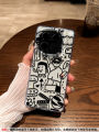 LingRong Phone Case for IQOO13 NEO10 Transparent Full Cover Creative Graffiti Design Anti-Fall Protection for Men And Women. 