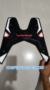 KARPET/AKSESORIS MOTOR HONDA VARIO 110 KARBU CW/AGNES THN 2006-2013/ BAHAN KARET PREMIUMTEBALSTYLISANTI LUNTURLICIN DAN SOBEK