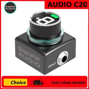 Bộ Chỉnh Âm Bàn Đạp SWIFF C20 Cho Đàn Guitar Điện Và Bass - Máy Đo Chỉnh Âm Đặc Biệt Dạng Khối Đơn Đa Năng Với Cấu Tạo Bằng Kim Loại