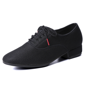 Mens Modern Dance Shoes Soft Mesh Breathable Rubber Bottom Social Dance Square Dance Outdoor Sports Fitness Fans Supplies