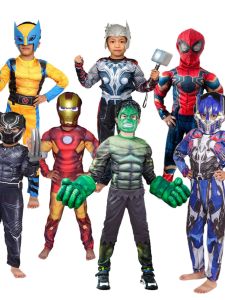 Quần Áo Biểu Diễn Ngày Lễ Quốc Tế Thiếu Nhi Quần Áo Siêu Anh Hùng Batman Quần Áo Cosplay Quần Áo Hulk Quần Áo Captain America Quần Áo Nam