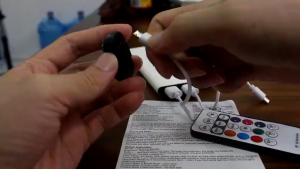 รถจักรยานยนต์ RGB ไฟ LED/ ไฟแฟลชแจ้งเตือน /ไฟสัญญาณเตือน  8 สี พร้อมรีโมท และไฟ 2 หรือ 4 ดวงให้เลือก ใช้งานได้หลากหลาย ขนาดกะทัดรัด พกพาสะดวก