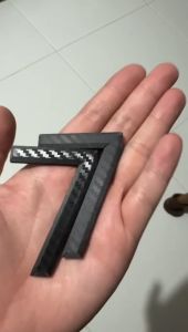 Carbon 3D Printed Number Car Plate - Personalized License Plate for Vehicles