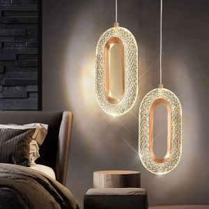 Seville Modern Bedside Pendant Light Long Line Living Room Background Wall Light Study Pendant Light Bedroom Interior Lighting