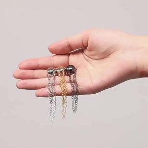 4pcs Fashion Magnetic Clothes Clip Powerful Magnetic Shawl Clip Needle Free Magnetic Brooch Women Clothing Headscarf Decoration