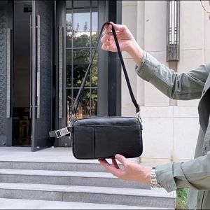 GORCHIS Tas Tangan Handbag Clutch Dompet Besar Pria Multifungsi Pocket Bag Mewah Elegan