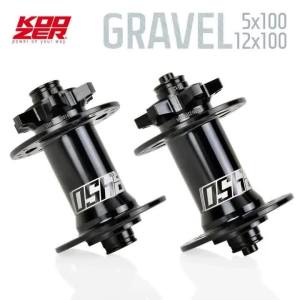 GOLDIX | Đùm Xe Đạp KOOZER Road Front Hub 5x100mm QR 9x100mm TA 12x100 THRU 28H 32H Lỗ 6 Bu Lông Phanh Đĩa Dành Cho Xe Đạp Gravel CX