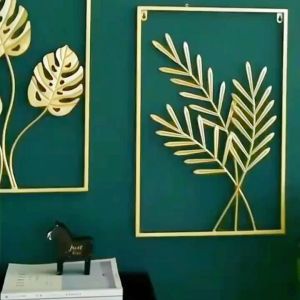 Nordic Style Gold Framed Leaves Artwork: Transform Your Home Decor