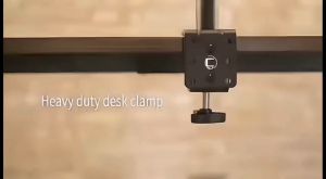 Dual Monitor Mount - Adjustable Monitor Desk Stand Mounting Base for 13-27" Computer Screens
