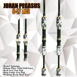 Joran Spining Ajiro Pegasus 8-17lb Max drag 10kg Joran Pancing Joran Tegek Spinning