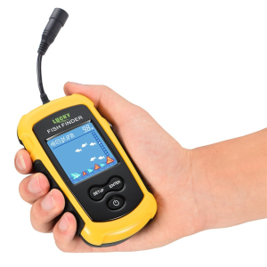 Fish Finder GPS Alat Pelacak Ikan Portable Sensor Sonar Range 100M with LCD Display