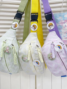 Casual Sporty Womens Crossbody Bag Small Fresh Forest System Student Versatile Waist Bag Simple Minimalist Ins Style Bag