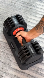 25/41KG Auto Adjustable Dumbbell Set 10-in-1 for Men/Woman Gym Equipment for Home Strength Equipment