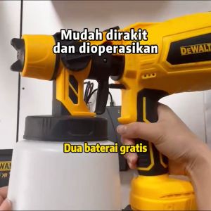 DEWALT Pistol semprot listrik Electric 800ML 1000W Spray Gun ELECTRIC Spray Gun Paint semprot Cat Alat