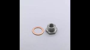 M18 to M12 Spacer 1 5mm to 1 25mm Exhaust Stainless Steel O2 Oxygen Sensor Reducer Adapter Corrosion Resistant